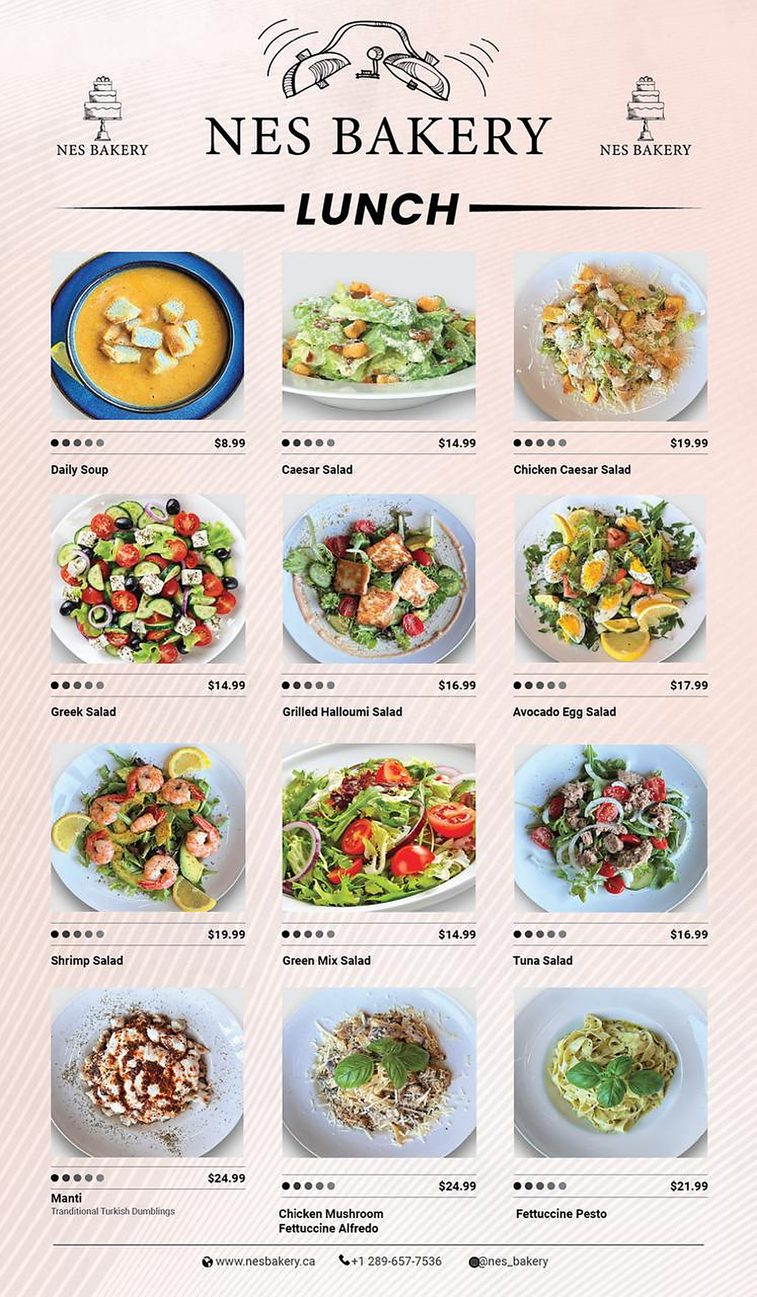 Soups, Salads & Pasta
